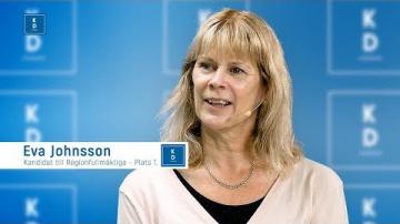 Val 2018 - Patrik Åkesson intervjuar Eva Johansson (KD)