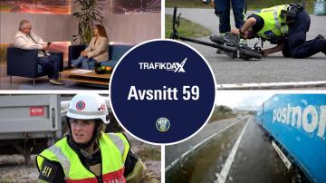 Trafikdax - Avsnitt 59, Elsparkcyklar, poliskontroll, figurerad olycka.